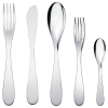 Набор столовых приборов Eat.it (5) Alessi Полированная сталь