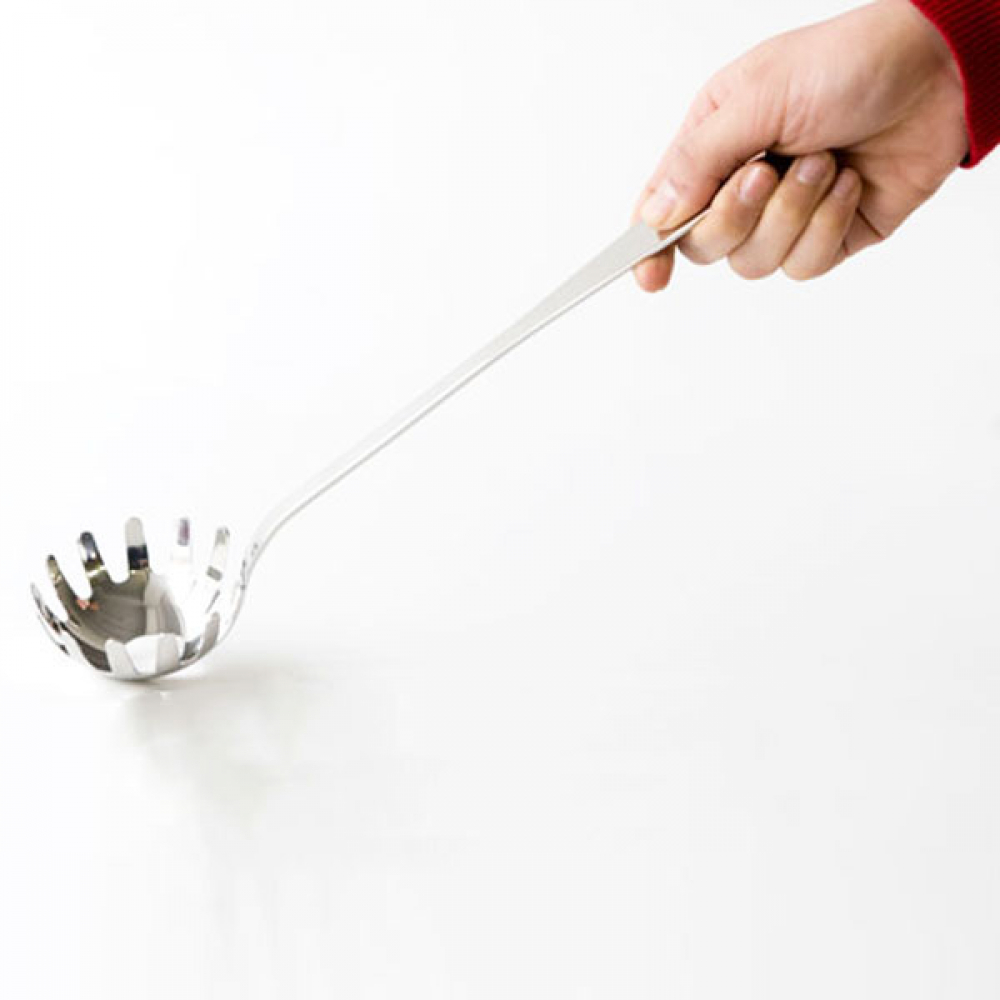 Ложка для сервировки спагетти Alessi Полированная сталь