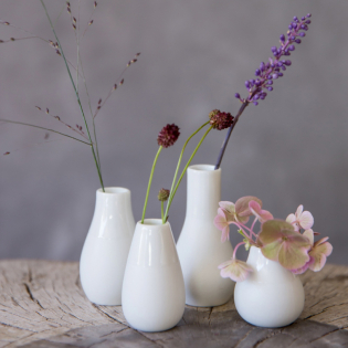 Набор фарфоровых мини-ваз Mini Vase Set of 4 Raeder