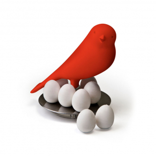 Держатель магнитов Magnetic Egg Sparrow Qualy Красный
