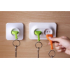 Ключница настенная и брелки для ключей Double Unplug Qualy Зеленый / Оранжевый / Белый