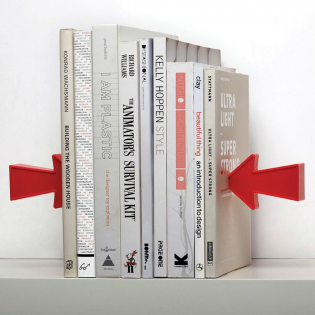 Держатель для книг (букенд) Arrow Magnetic Bookend Peleg Design