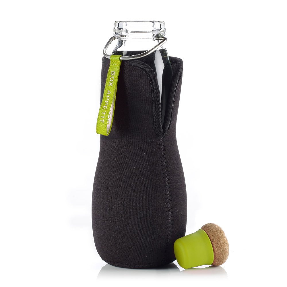 Эко бутылка стеклянная Eau Good Black+Blum Зеленая
