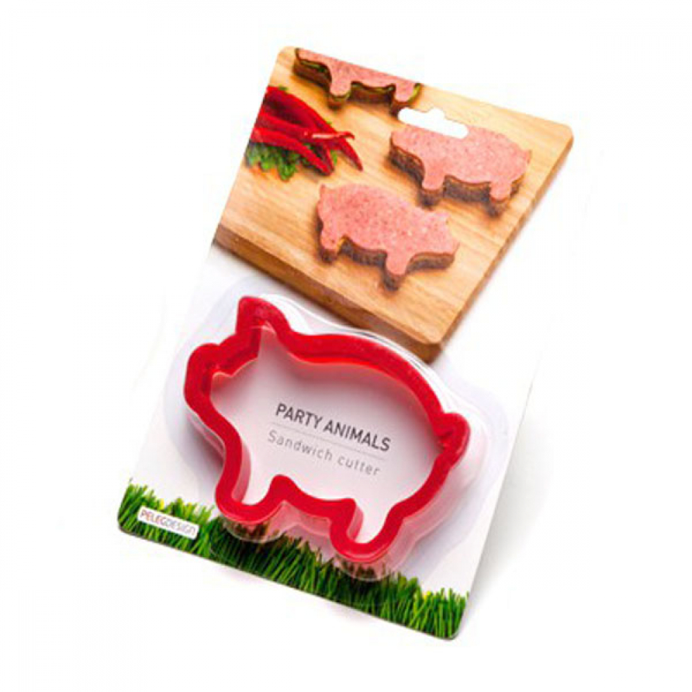 Форма для бутербродов Piggy Party Animals Peleg Design Форма для бутербродов Piggy Party Animals Peleg Design