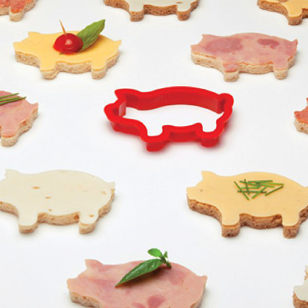 Форма для бутербродов Piggy Party Animals Peleg Design Форма для бутербродов Piggy Party Animals Peleg Design