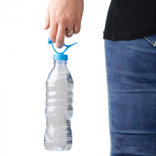 Крышка-держатель для бутылки Bottle Clip Peleg Design Синяя