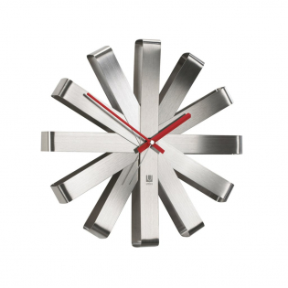 Настенные часы Ribbon Umbra Steel
