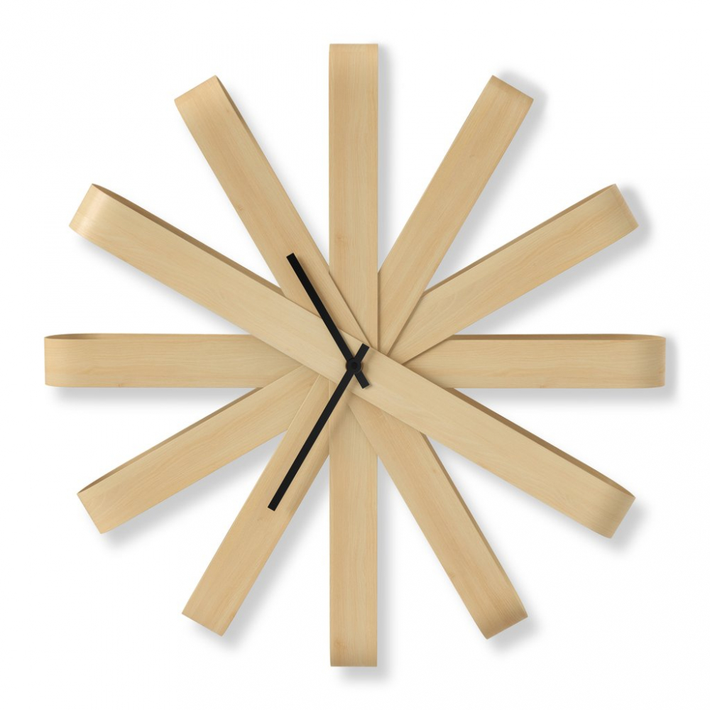 Настенные часы Ribbonwood Umbra Natural