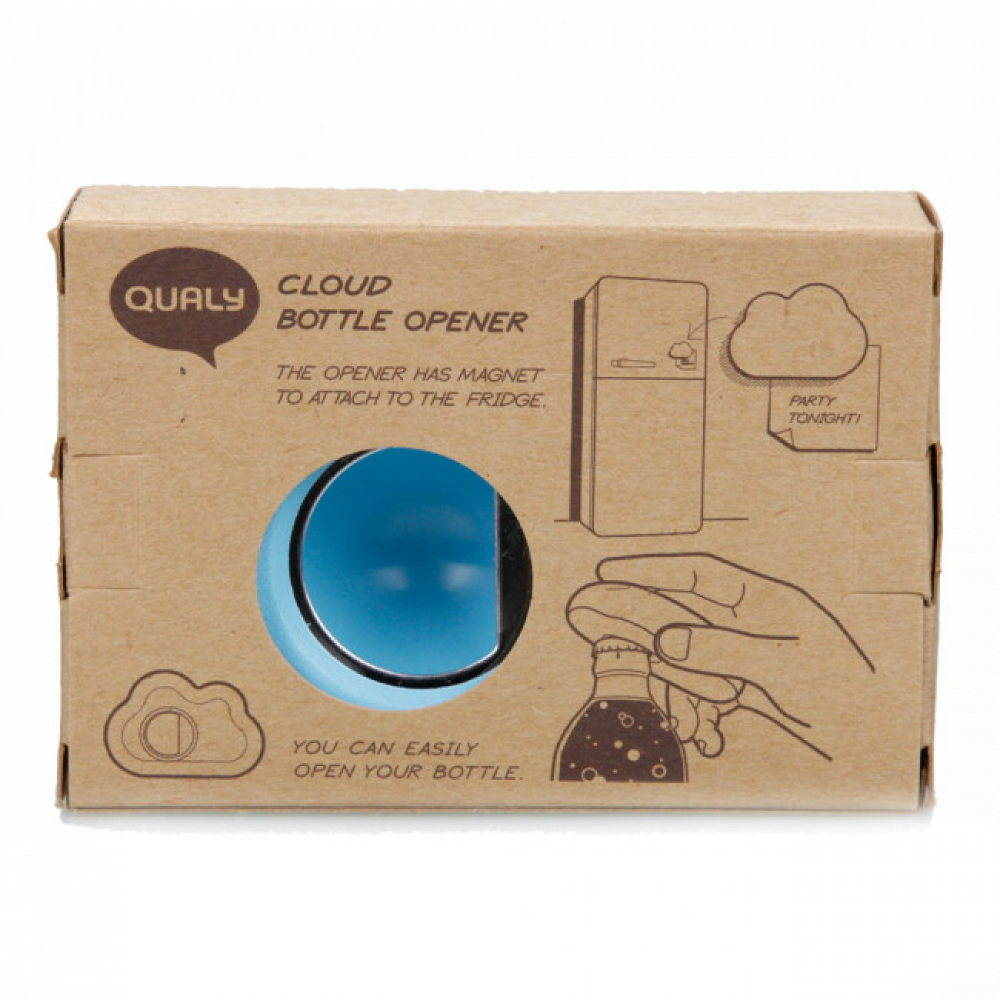 Открывалка для бутылки Cloud Qualy Голубая