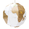 Скретч глобус 3D World Map Scratch Globe Luckies